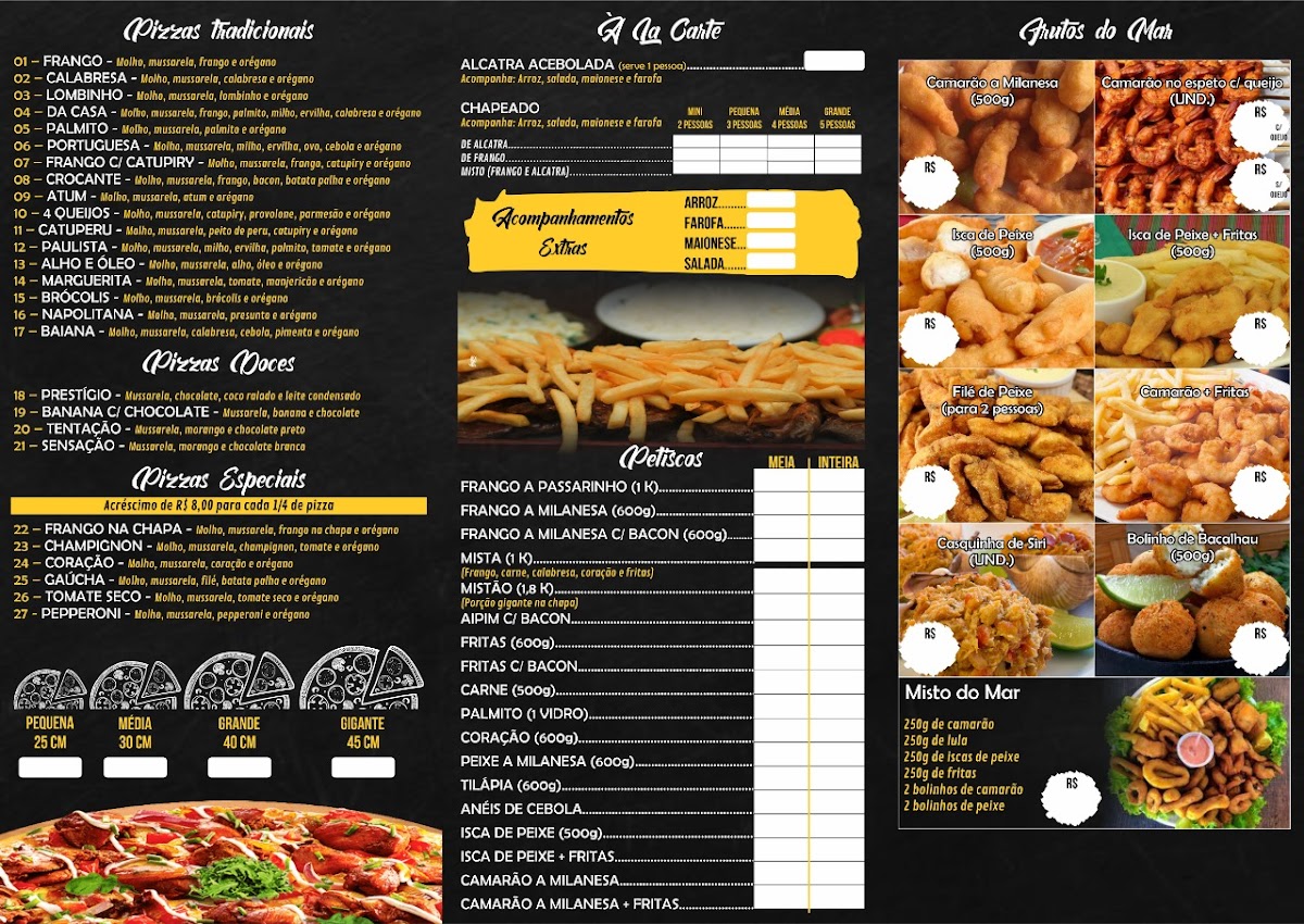 Menu Restaurante E Lanchonete Xl-2